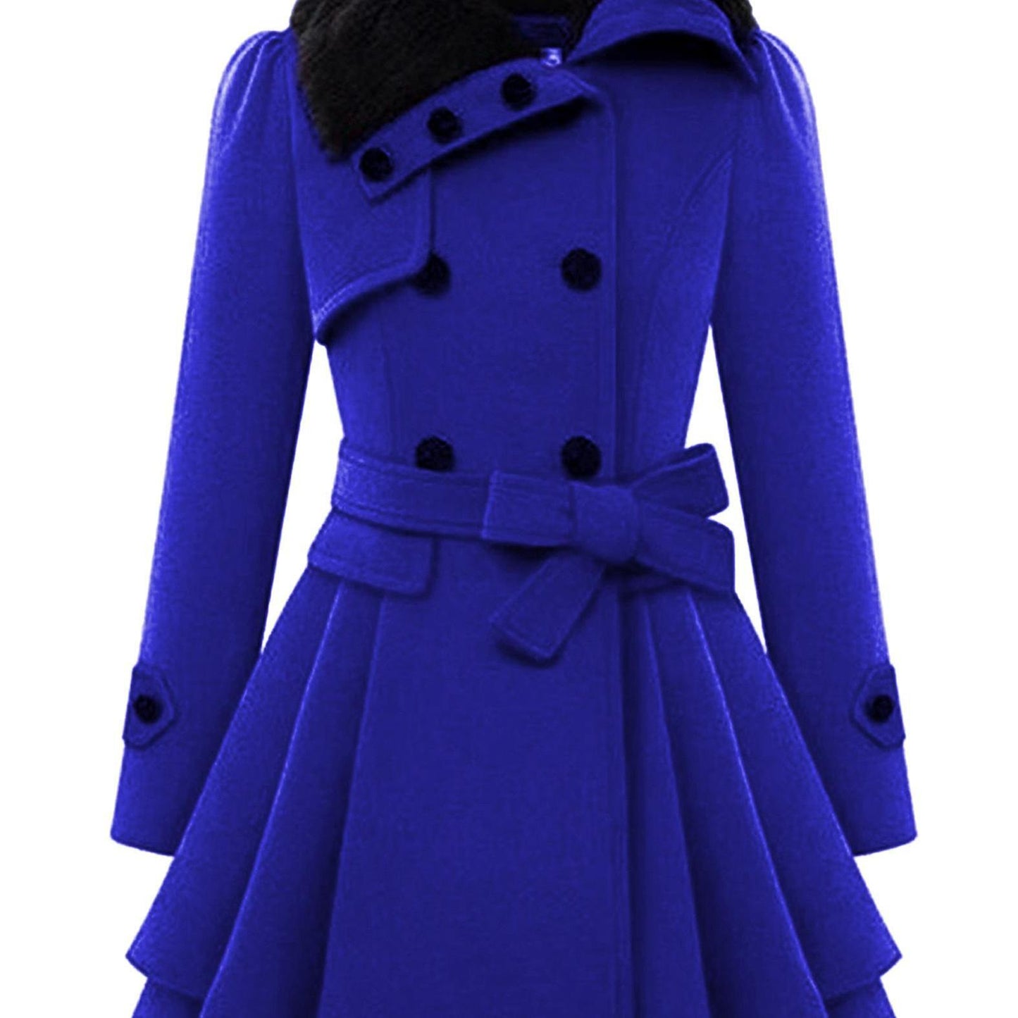 ✨ Chic Women’s Double-Breasted Winter Coat with Belt – Warm & Stylish Lapel Jacket for Cozy Fall/Winter Wear 🍂❄️✨ ✨