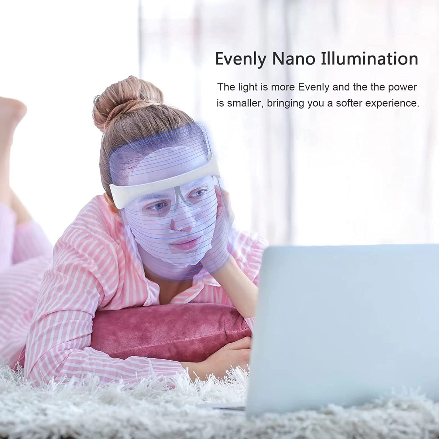 🌟 LED Light Therapy Facial Mask – Anti-Aging & Skin Renewal