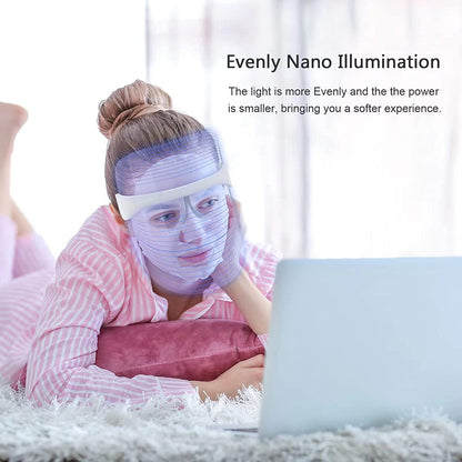 🌟 LED Light Therapy Facial Mask – Anti-Aging & Skin Renewal