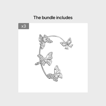 Butterfly Gemstone Ear Cuffs – No Piercing