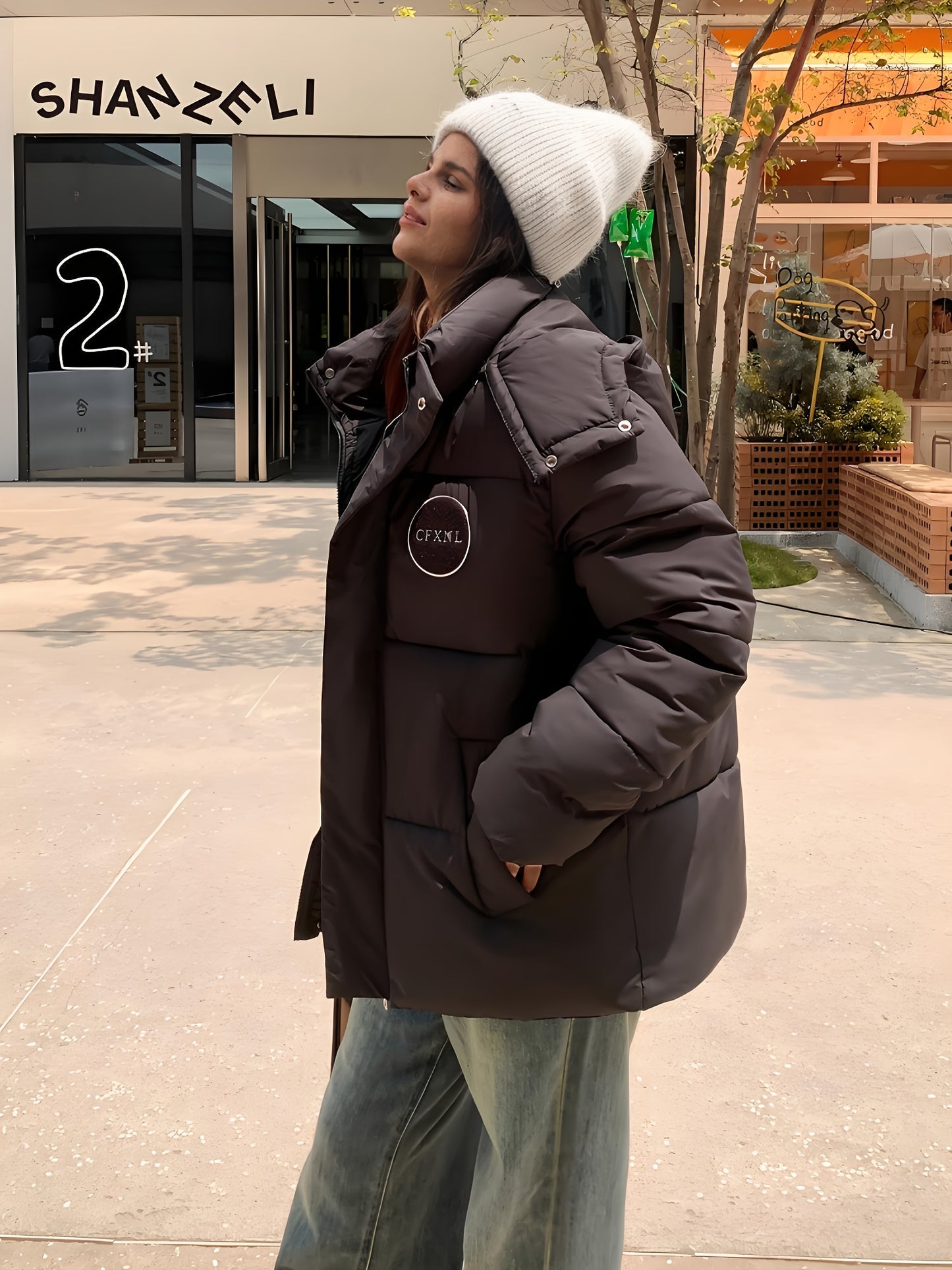 🧥❄️ Women's Thickened Winter Hooded Jacket with Stand Collar 🔥 Heavyweight Warm Coat | 👚 Long Sleeve Casual Outerwear | 🎨 Solid Color ⛄ Perfect for Cold Weather | 🌟 Versatile for Everyday & Formal Looks | 💖 Winter Coats for Women