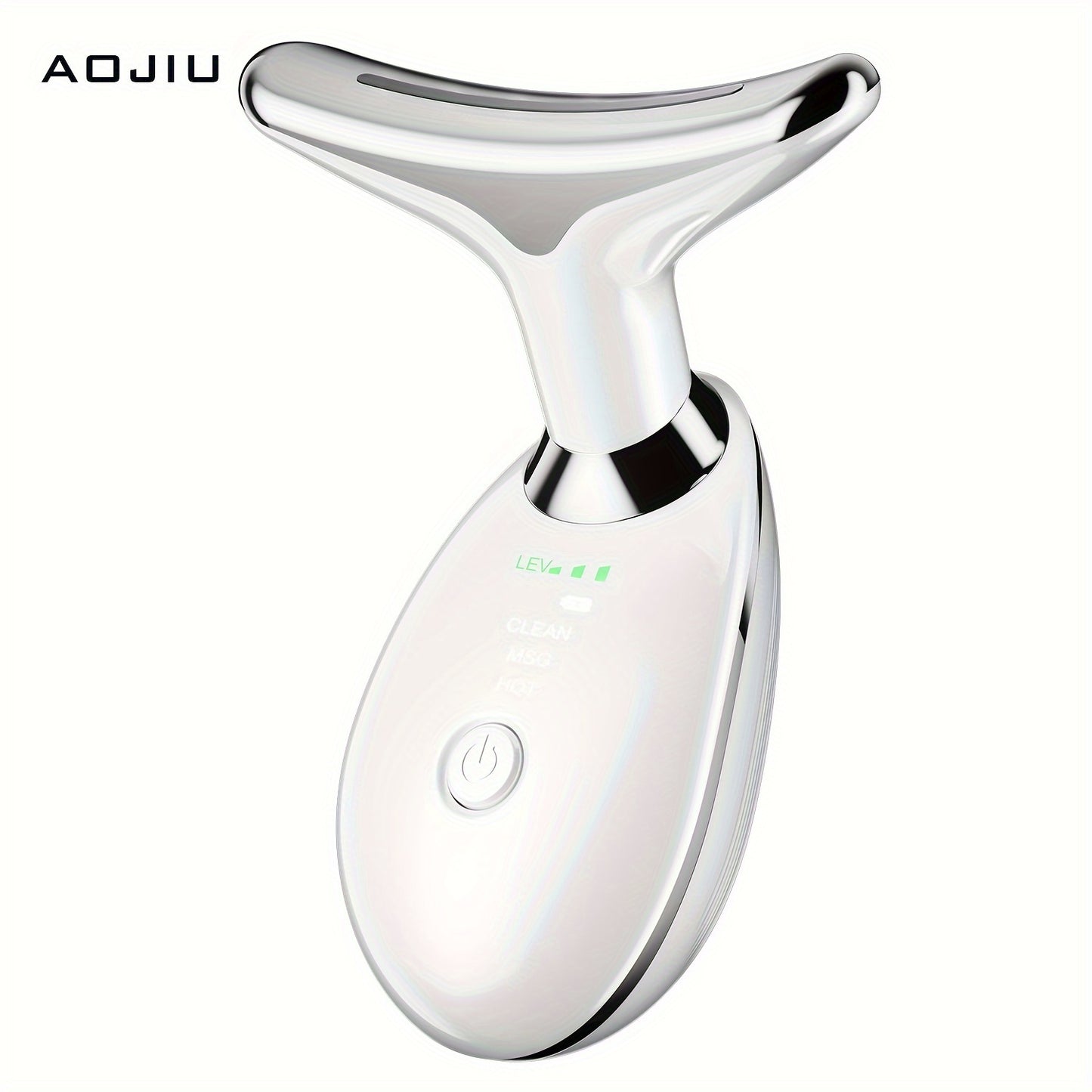 🏠 AOJIU Home Face & Neck Massage Tool 💆‍♀️ Face Massager 🔄 Three Modes 🔥 Heating Mode 🌸 Skin Care 💖 Facial Device 👜 Portable Beauty Instrument 🎁 Girl Gift 🛁 Home Spa Massager ✨