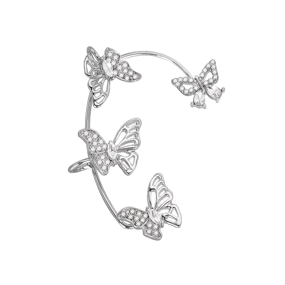 Butterfly Gemstone Ear Cuffs – No Piercing
