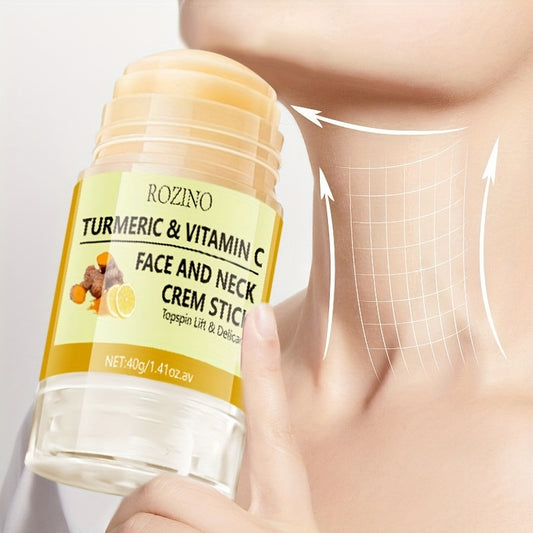🌿💛 Turmeric + Vitamin C Moisturizing Stick 40g 💧✨ – Hydrates, Protects & Smooths Neck 🌸