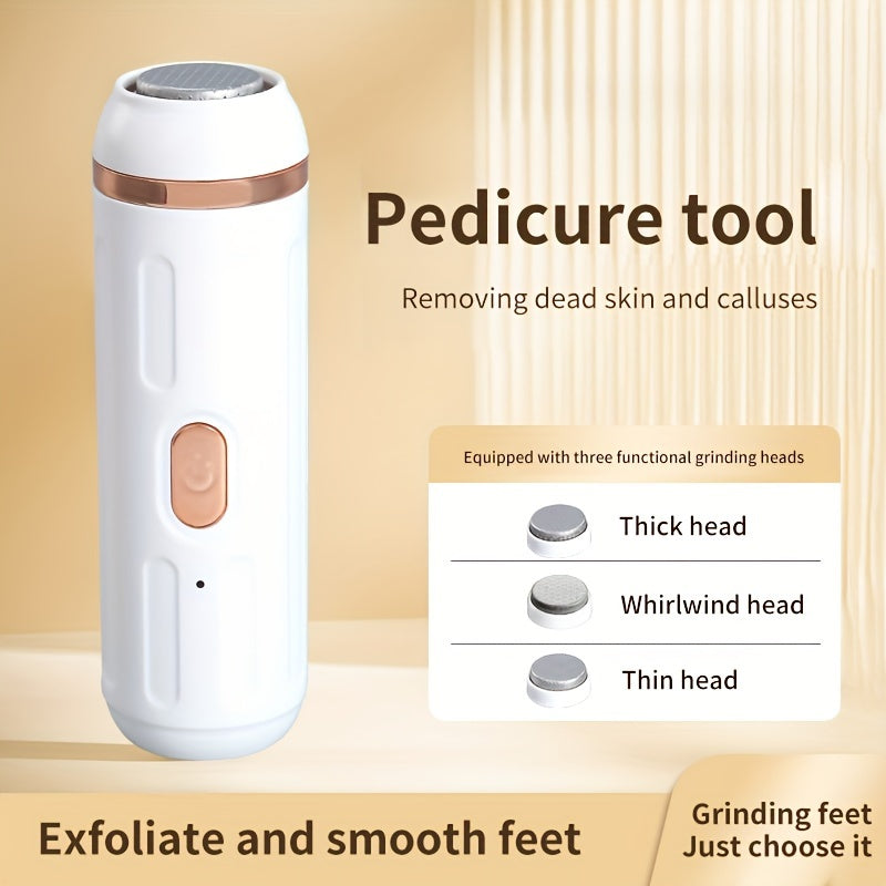 🦶✨ Rechargeable Electric Foot File 🔋 – Professional Callus Remover 🪥, Smooth & Soft Feet 💖, Ideal for Hard, Cracked & Dry Skin 🌿, Perfect Gift 🎁