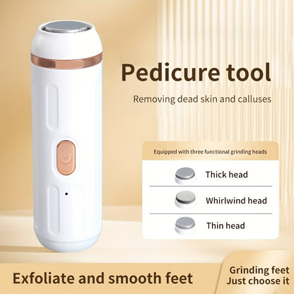 🦶✨ Rechargeable Electric Foot File 🔋 – Professional Callus Remover 🪥, Smooth & Soft Feet 💖, Ideal for Hard, Cracked & Dry Skin 🌿, Perfect Gift 🎁