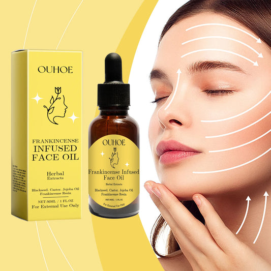 Ouhoe Frankincense Wood Essence Oil 🌿✨ | Facial Moisturizing 💧 | Skin Firming 💆‍♀️ | Daily Skin Care Essence Oil 🌸🌞