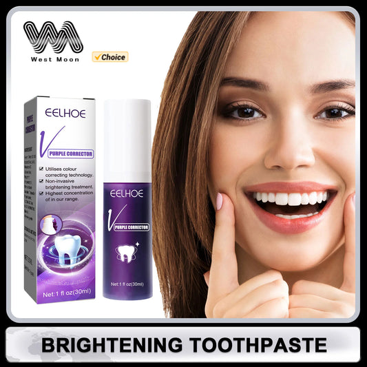 💜 Purple Toothpaste – Fresh Breath, Teeth Whitening & Decay Protection 🦷✨ ✅ Key Benefits: