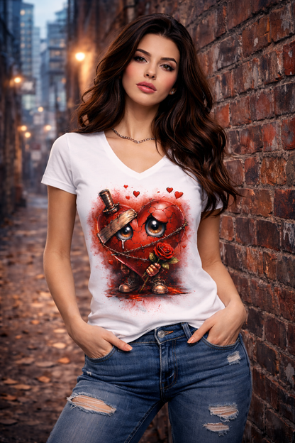 🖤 Broken but Still Loving – T-Shirt