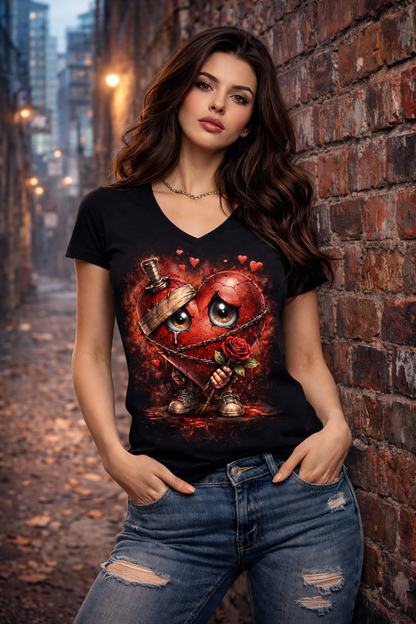 🖤 Broken but Still Loving – T-Shirt