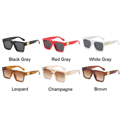 🕶️ 2021 Square Sunglasses for Women 😍 | Luxury Brand Style ✨ | Black Rectangle Shades 🔥 | Retro Travel Fashion Eyewear 👩‍🦰