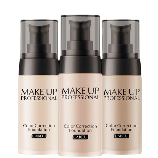 💄 LAIKOU Makeup Base Foundation ✨ | Liquid BB Cream + Concealer 🧴 | Moisturizing & Oil-Control 💧 | Whitening & Waterproof 🌸 | 40g Professional Makeup 💖