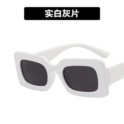 Women’s Square Sunglasses – Popular Designer Style 😎 | Jelly Color Lenses 🌈, UV400 Protection 🛡️ | Custom Logo Available ✍️