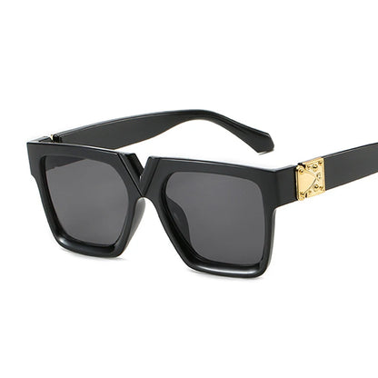 🕶️ 2021 Square Sunglasses for Women 😍 | Luxury Brand Style ✨ | Black Rectangle Shades 🔥 | Retro Travel Fashion Eyewear 👩‍🦰