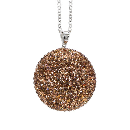 💎✨ Large Bling Crystal Ball Car Pendant – Rearview Mirror Ornament 🚗✨