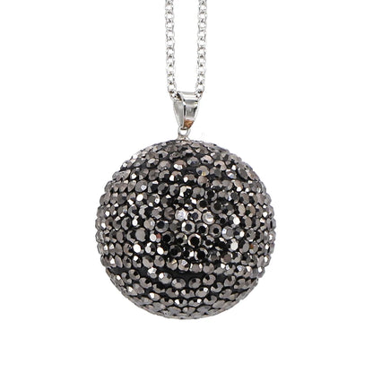 💎✨ Large Bling Crystal Ball Car Pendant – Rearview Mirror Ornament 🚗✨