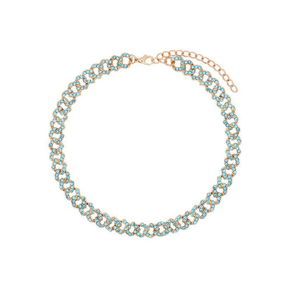 🦋💎 Bling Butterfly Pendant Necklace – Crystal Cuban Chain for Women ✨🌸