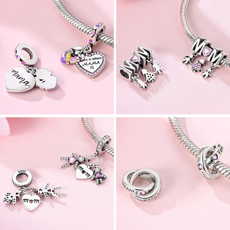 💎✨ 925 Sterling Silver Heart Charm Bead – Mother’s Day Special ✨💎