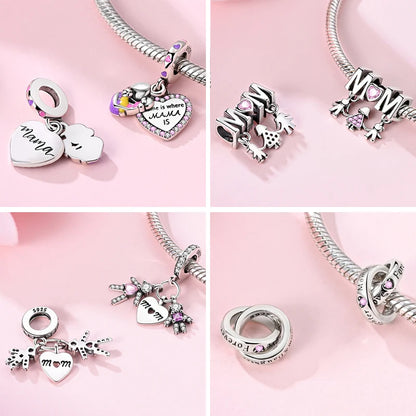 💎✨ 925 Sterling Silver Heart Charm Bead – Mother’s Day Special ✨💎
