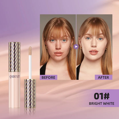 ✨ QIBEST Liquid Concealer Foundation – 💎 Brightening Cream | 🎯 Spot & Acne Mark Coverage | 🌙 Dark Circle Corrector | 💄 Long-Lasting Makeup for Women
