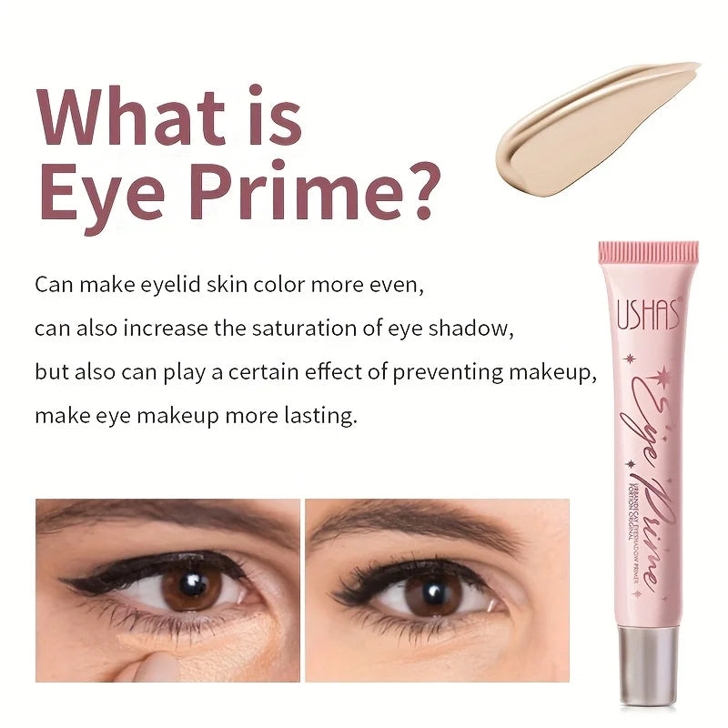 👁️✨ Long-Lasting Eye Base & Face Primer – Cream Eyeshadow Primer, Full Coverage Waterproof Concealer 💄