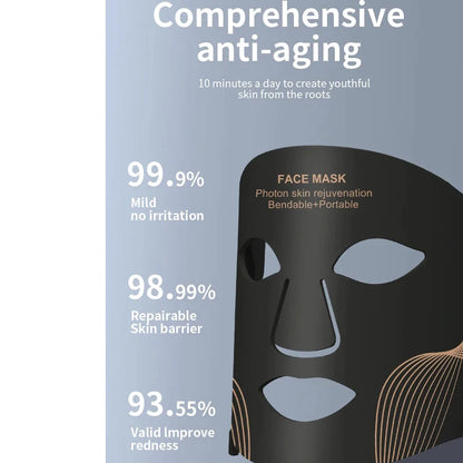 LED Light Therapy Face Mask - Anti-Aging & Skin Rejuvenation