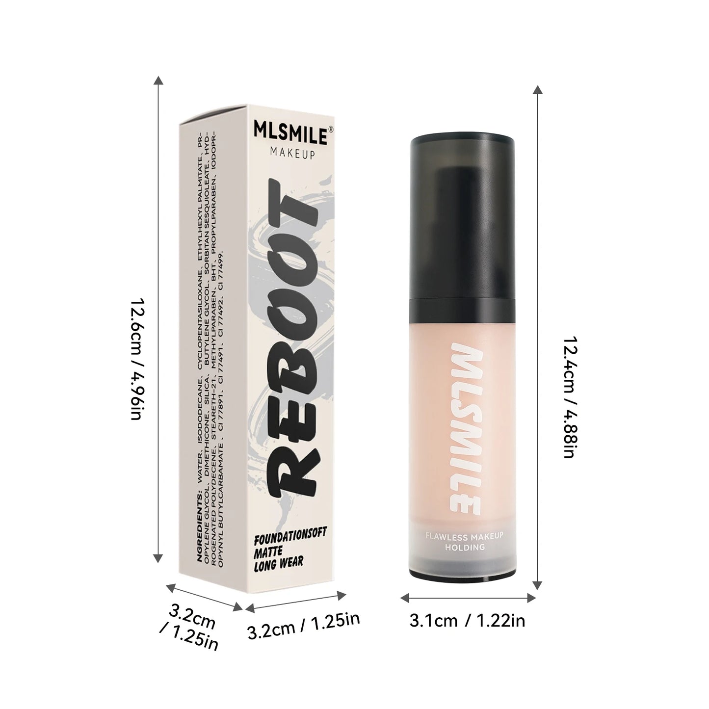 💄 Face Foundation Cream ✨ | Oil-Control Matte BB Cream 😎 | Waterproof & Long-Lasting 💧 | Full Coverage Concealer Liquid 🧴 | Professional Makeup Base 💖