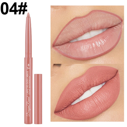 Automatic Rotating Waterproof Matte Lip Liner Pen