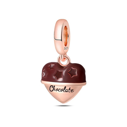 🌟💎 Classic 925 Sterling Silver Rose Gold Charms Collection 💎🌟