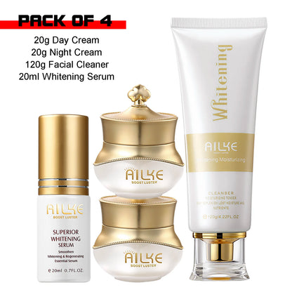 AILKE Whitening & Anti-Wrinkle Face Cream 🌸✨ | Freckle Care 🌿 | With Collagen 🧬 & Hyaluronic Acid 💧 | Rose Skin Care 🌹 | Korean Facial Moisturizer Set 💆‍♀️💖