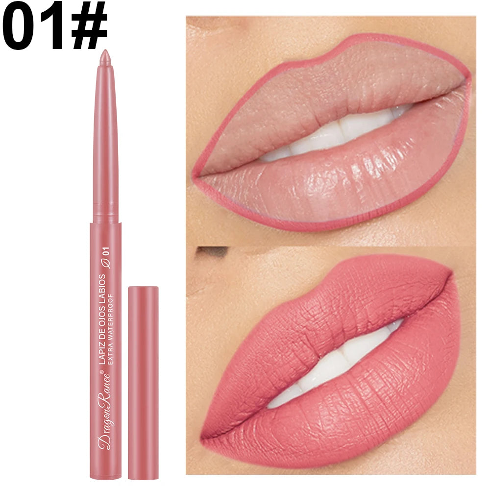 Automatic Rotating Waterproof Matte Lip Liner Pen