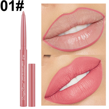 Automatic Rotating Waterproof Matte Lip Liner Pen