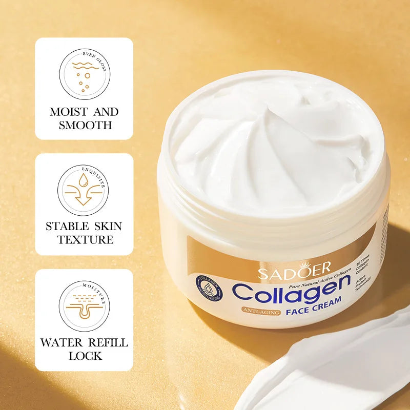 💧✨ SADOER Collagen Face Cream – Hydrating & Firming Care ✨💧