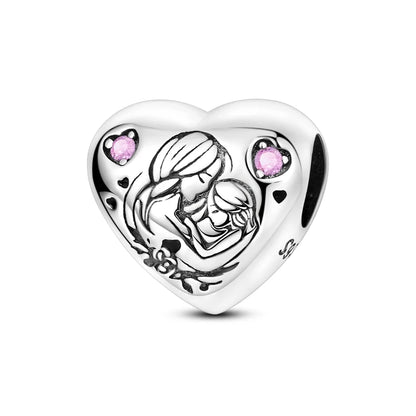 💎✨ 925 Sterling Silver Heart Charm Bead – Mother’s Day Special ✨💎