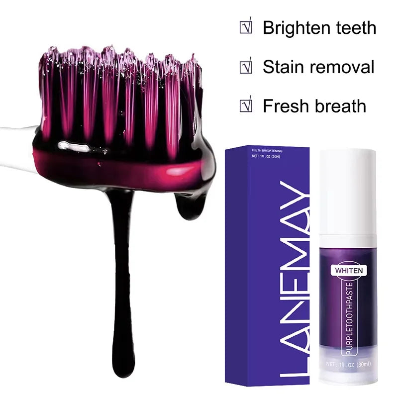 😁✨ New 5D Teeth Whitening Toothpaste Stick – Oral Hygiene & Fresh Breath Tool 🦷