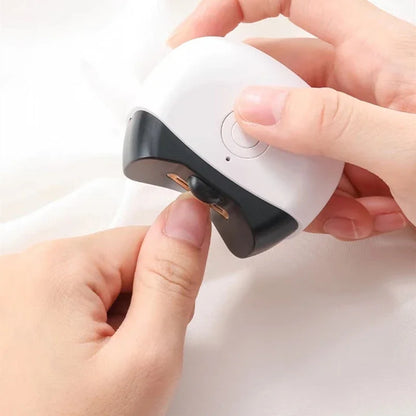 Electric Nail Clipper with LED Light - USB Rechargeable Nail Grinder & Polisher