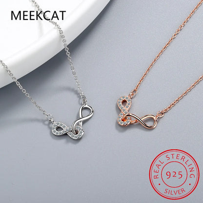 💎 925 Sterling Silver Heart Pendant Necklace – Sparkling Cubic Zirconia 💎