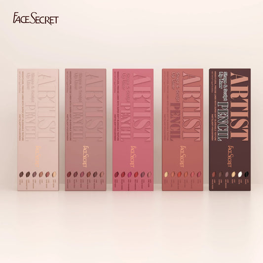 Face Secret Artist Shape Sculpt Lip Liner Pencil Set 💄✏️ | Weightless & Precise Liner 🎯 | Super Soft, Blendable Texture 🤍 | Matte & Long-Lasting Finish 💋✨