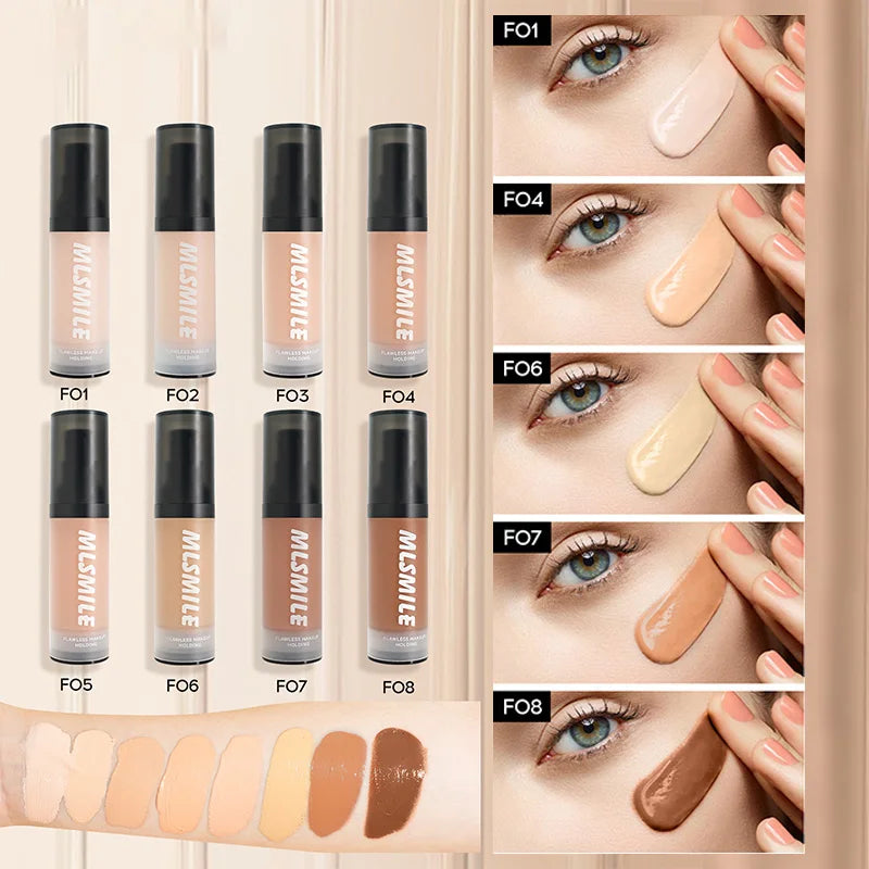 💄 Face Foundation Cream ✨ | Oil-Control Matte BB Cream 😎 | Waterproof & Long-Lasting 💧 | Full Coverage Concealer Liquid 🧴 | Professional Makeup Base 💖