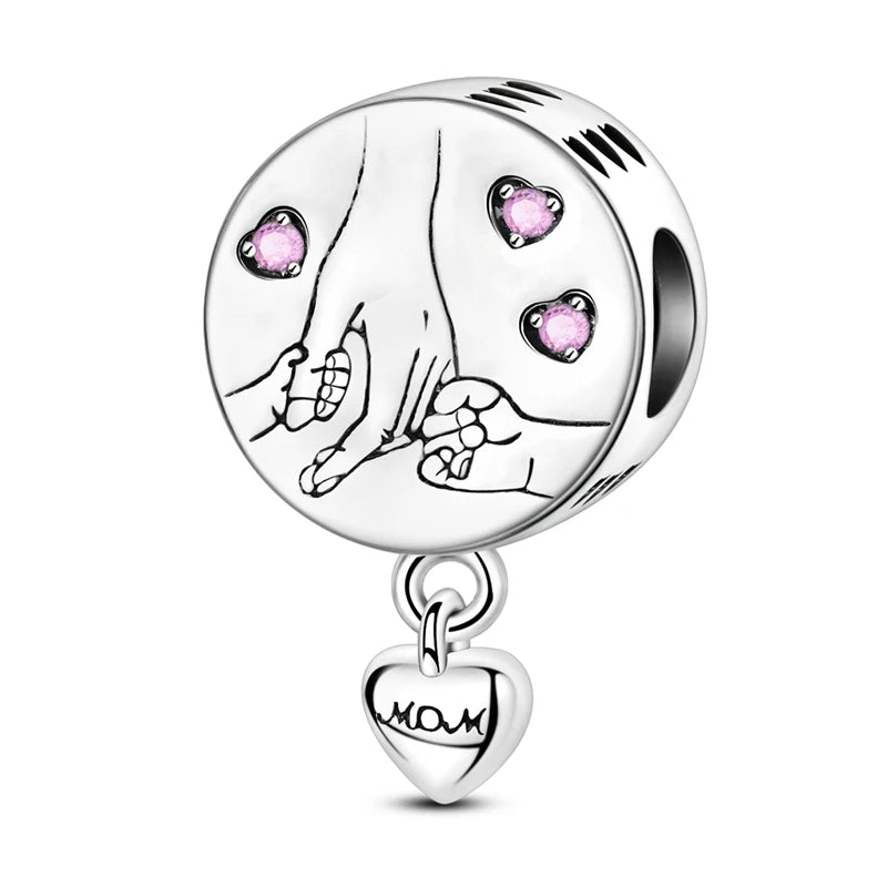 💎✨ 925 Sterling Silver Heart Charm Bead – Mother’s Day Special ✨💎