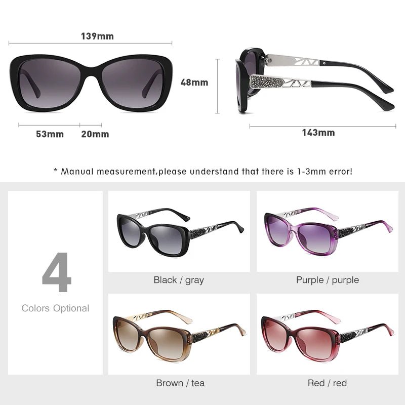 🕶️✨ LM 2024 Women’s Sunglasses – Luxury Gradient Polarized UV400 Eyewear ✨👑