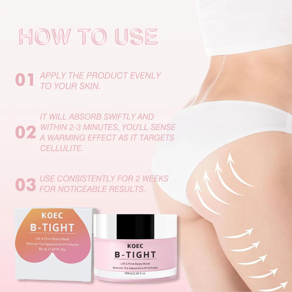 🍑✨ Butt TIGHT Lift & Firm Cream – 100ml ✨🍑