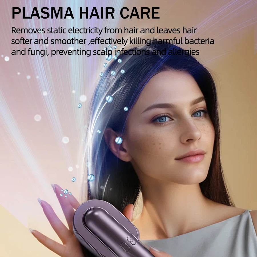 4-in-1 Head Spa Massage Comb with Plasma and NIR Photon Light