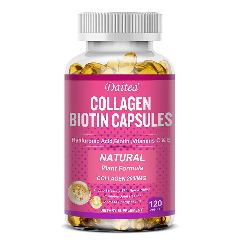 💊✨ Daitea Collagen + Biotin Capsules – Skin, Hair, Nails & Joint Support ✨💊