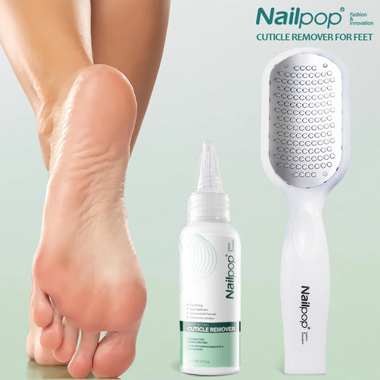 🦶✨ Nailpop Professional Callus Remover Kit – Extra Strength Gel & Foot File ✨🦶