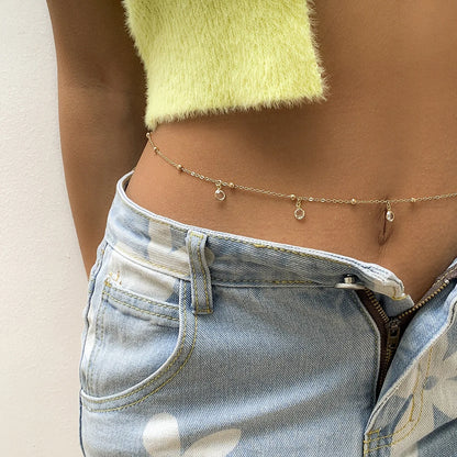 ✨💃 Hip Hop Double Layer Waist Chain – Sexy Adjustable Body Jewelry 🔗🔥