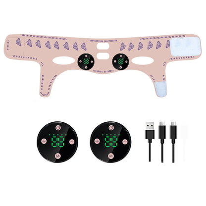 Microcurrent V Face Band EMS Skin Lifting and Jawline Tightening Device