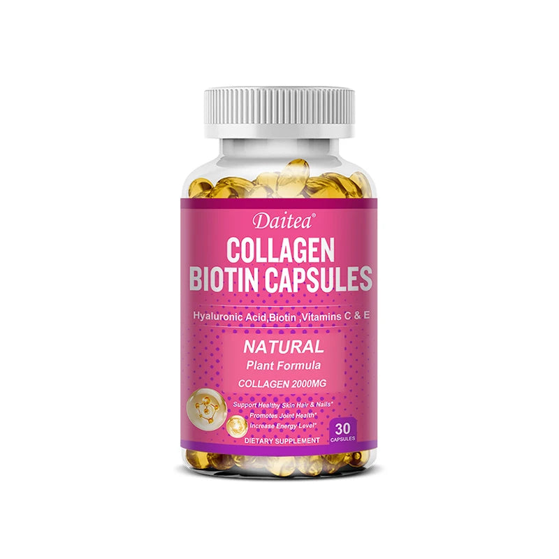 💊✨ Daitea Collagen + Biotin Capsules – Skin, Hair, Nails & Joint Support ✨💊