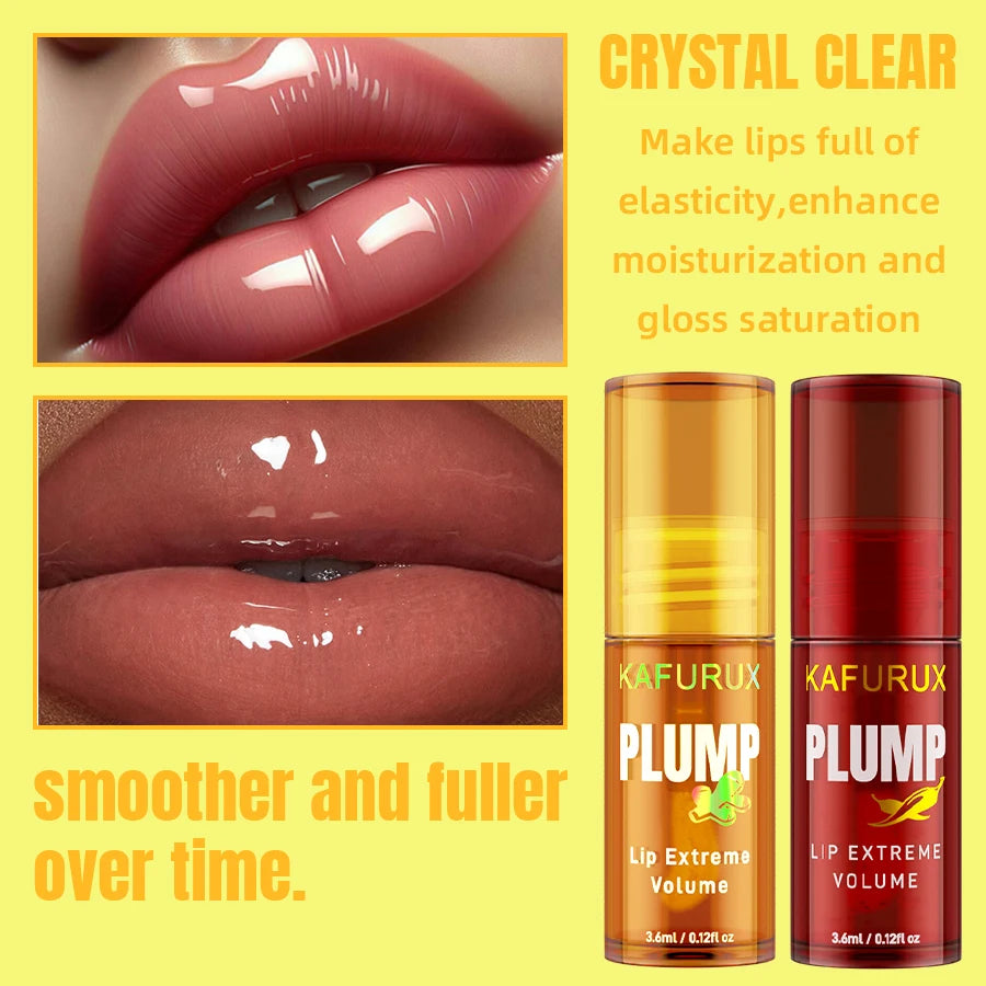 💋✨ 2PC Lip Plump Oil Serum – Instant Volume & Long-Lasting Lips 💖🌿
