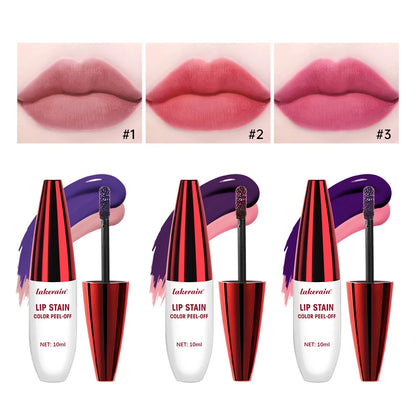 Peel-Off Matte Lip Gloss with Contour Outline
